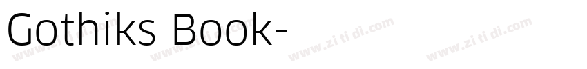 Gothiks Book字体转换